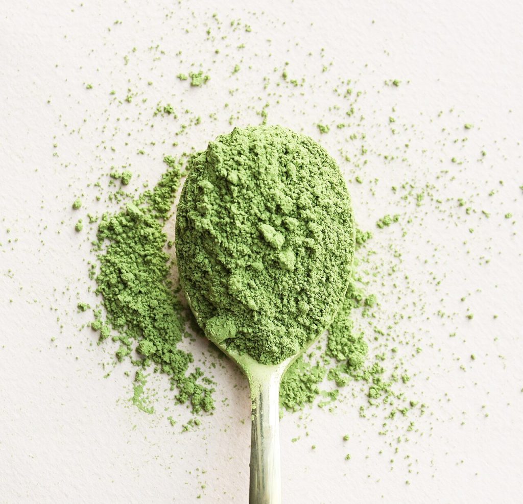 Premium Japanese Matcha Powder 100g — food reference photograph